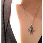 Croix Foti Small Power Skull Necklace